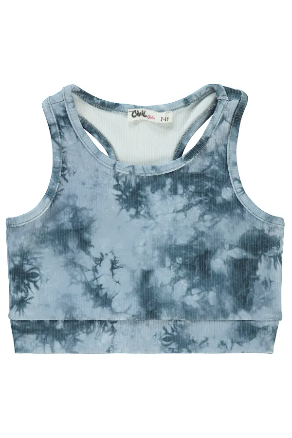 T-shirt fille 2-5 ans, motif fumée - Emballage