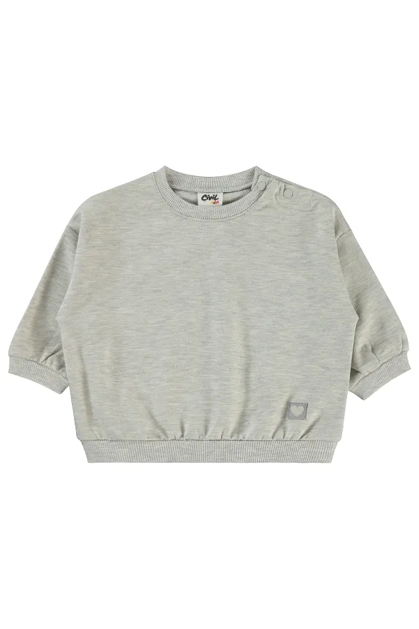 Bebek Sweatshirt 0-24 Ay Karmelanj - Paket