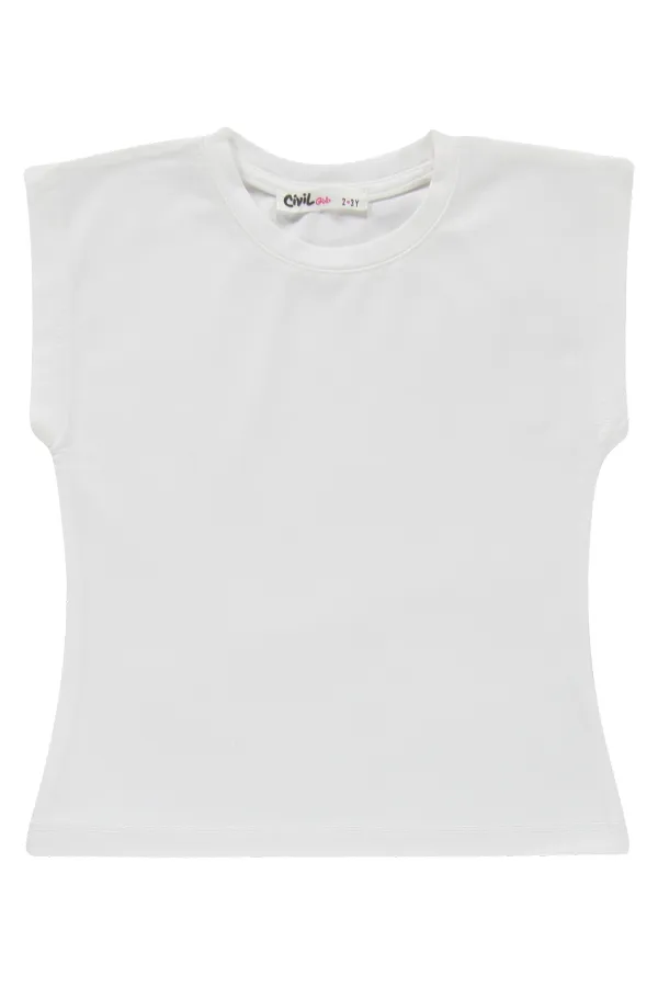 Girls' Shirt, Ages 2-5, Blue - Pack