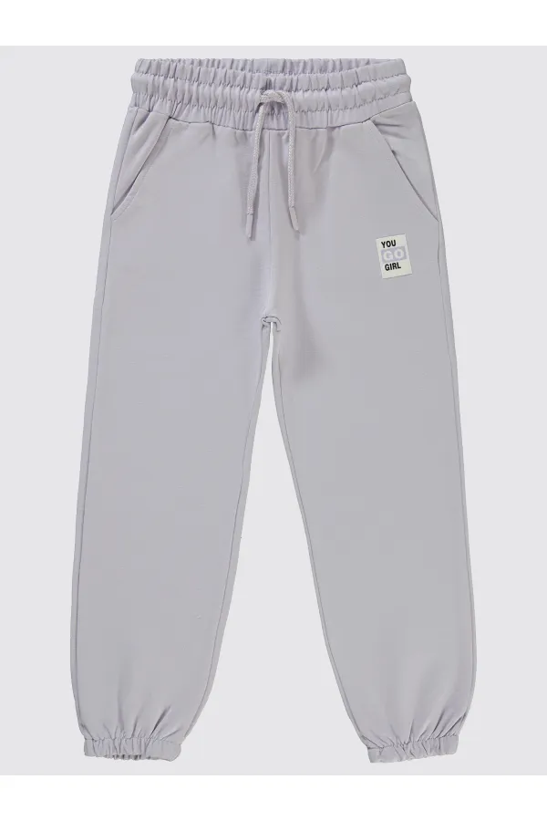 Bas de survêtement pour filles de 6 à 9 ans, coloris Lilas Galactique - Emballage