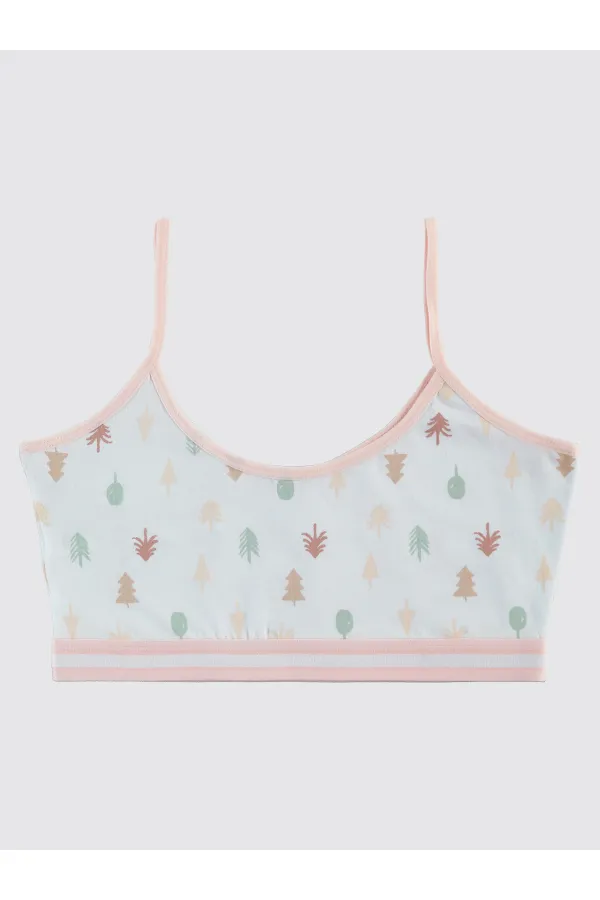 Kız Çocuk Büstiyer 2-9 Yaş Somon - Paket