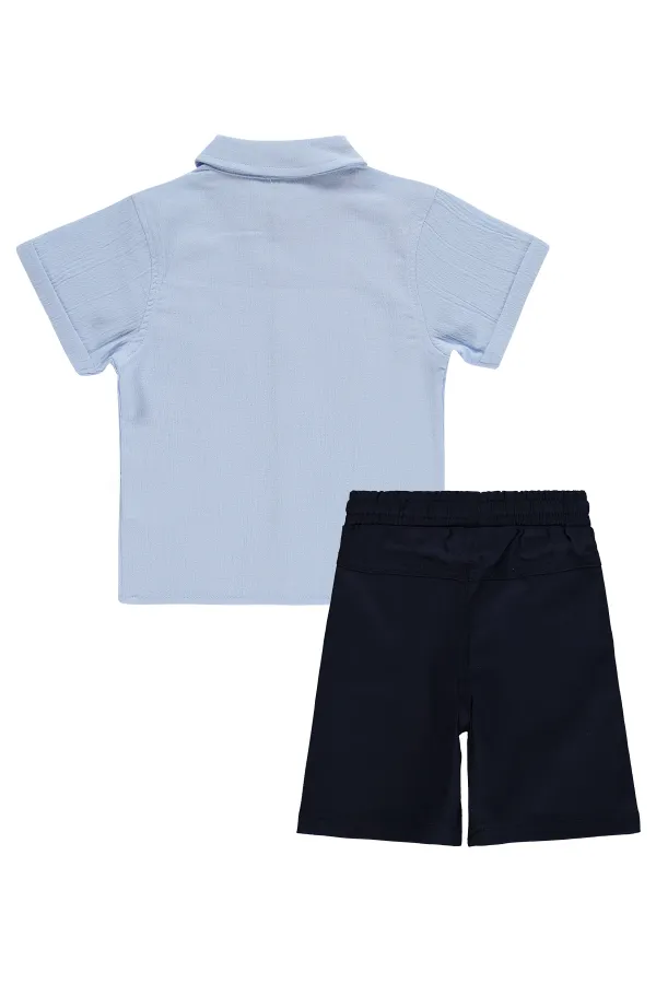 Boys' Team Set 2-5 Years Turquoise-Navy - Pack Boys' Team Set 2-5 Years Turquoise-Navy - Pack