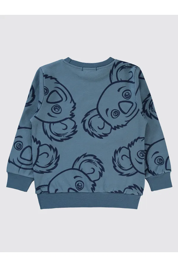 Sweat-shirt garçon 2-5 ans indigo - Emballage