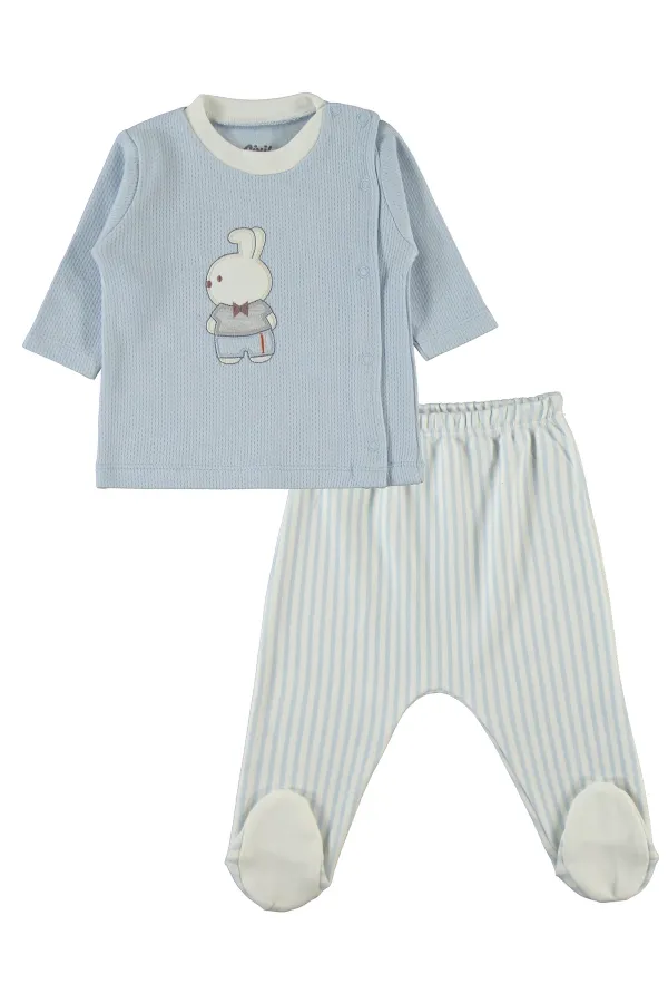 Baby Bodysuit Sets 0-24 Months Blue - Package
