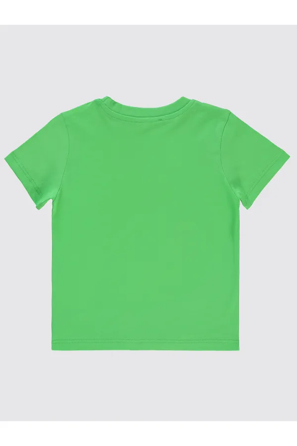 Boy T-Shirt 2-5 Years Green - Pack