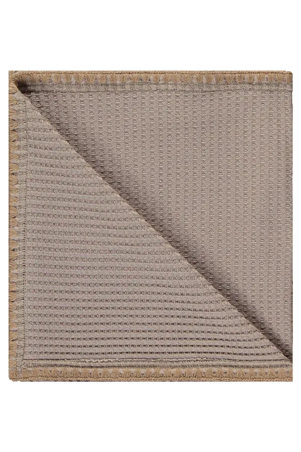 Ensemble couverture et lange pour bébé 0-24 mois beige - Emballage