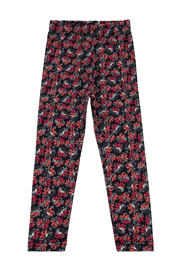 Kız Çocuk Tayt Km 6-9 Yaş Siyah - Paket