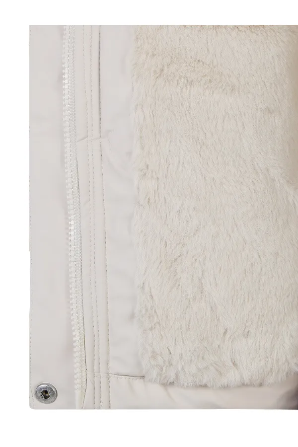 Kız Çocuk Mont 10-13 Yaş FilDişi - Paket