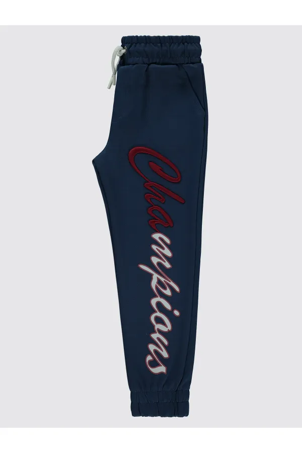 Bas de survêtement garçon 6-9 ans bleu marine - Lot