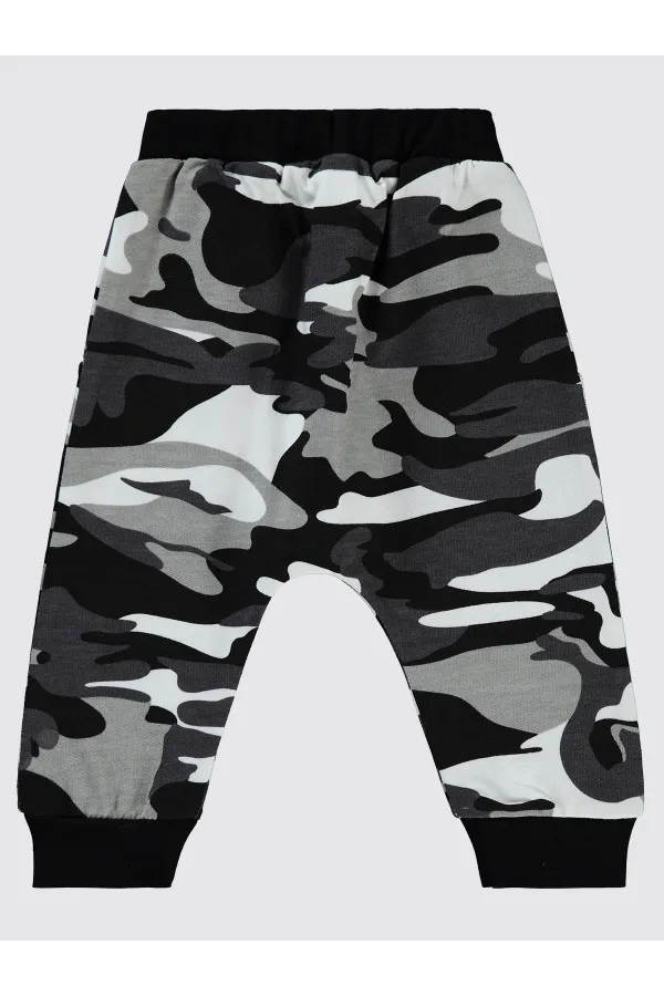 Baby Sweatpants 0-24 Months Black - Pack