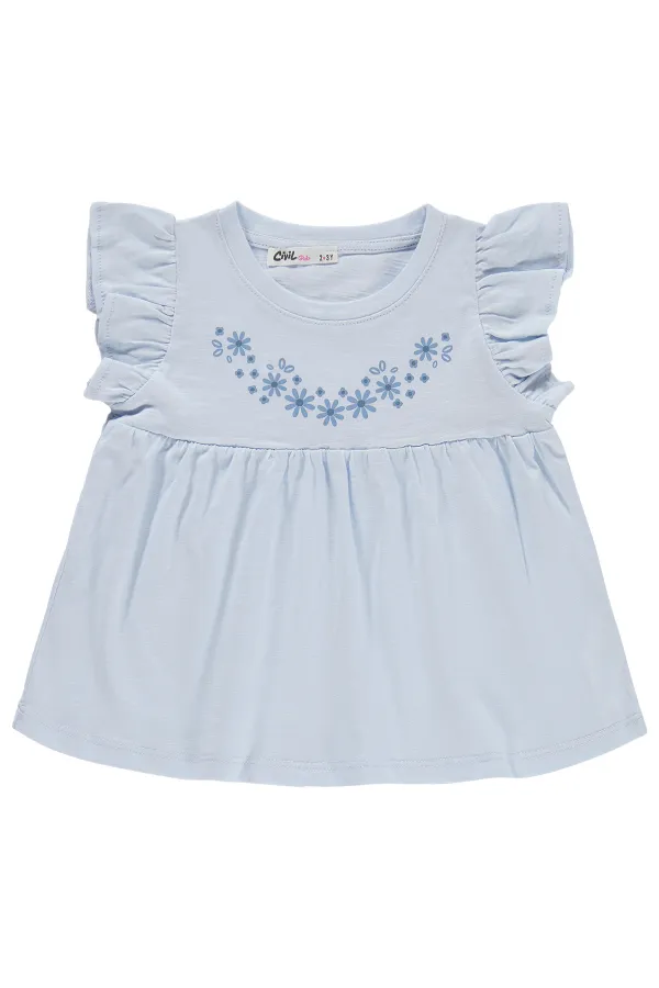 Ensemble d'équipe pour filles 2-5 ans Bleu clair - Emballage