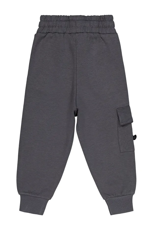 Boy's Tracksuit Bottoms 2-5 Years Old Anthracite - Pack Boy's Tracksuit Bottoms 2-5 Years Old Anthracite - Pack
