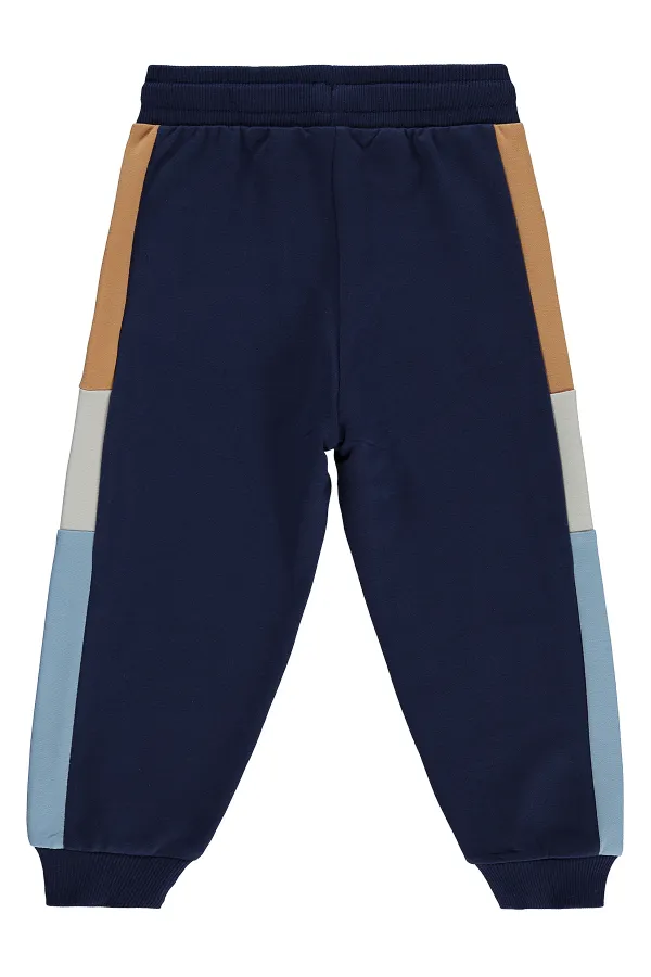 Pantalon de survêtement garçon, 2-5 ans, bleu marine - Lot