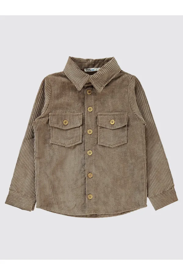 Boy Shirt 10-13 Years Camel - Package