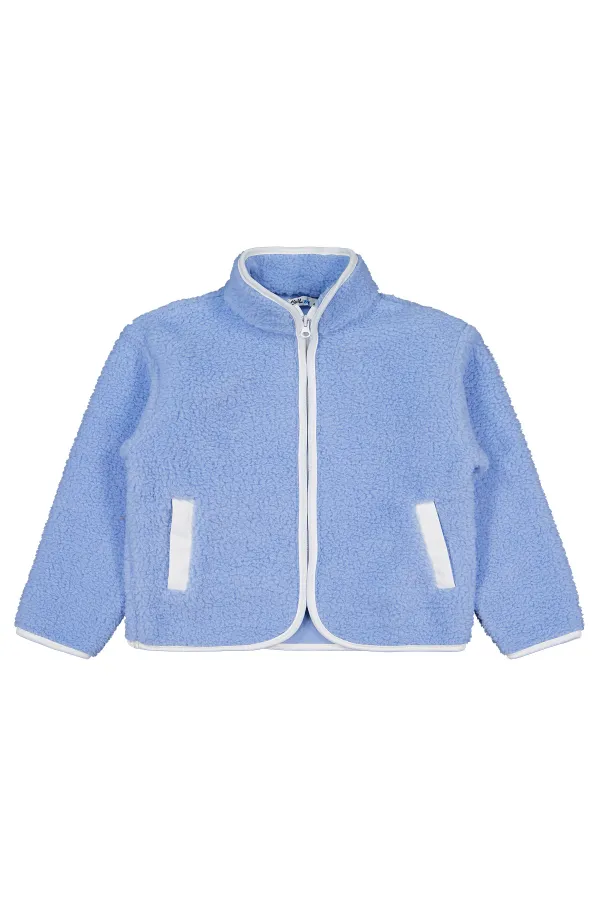 Gilet bleu pour garçon de 6 à 9 ans - Emballage