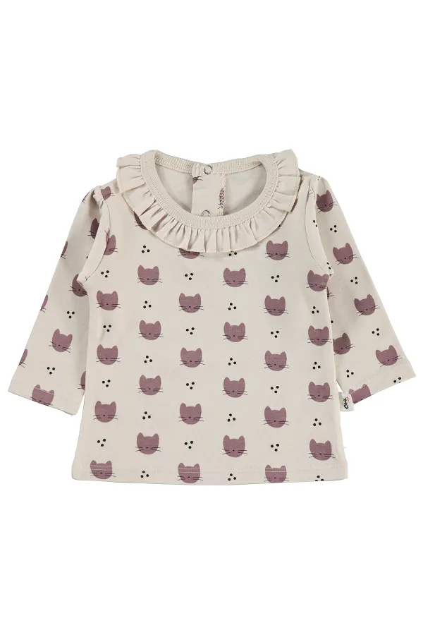 Bebek Sweatshirt 0-24 Ay Taş Rengi - Paket