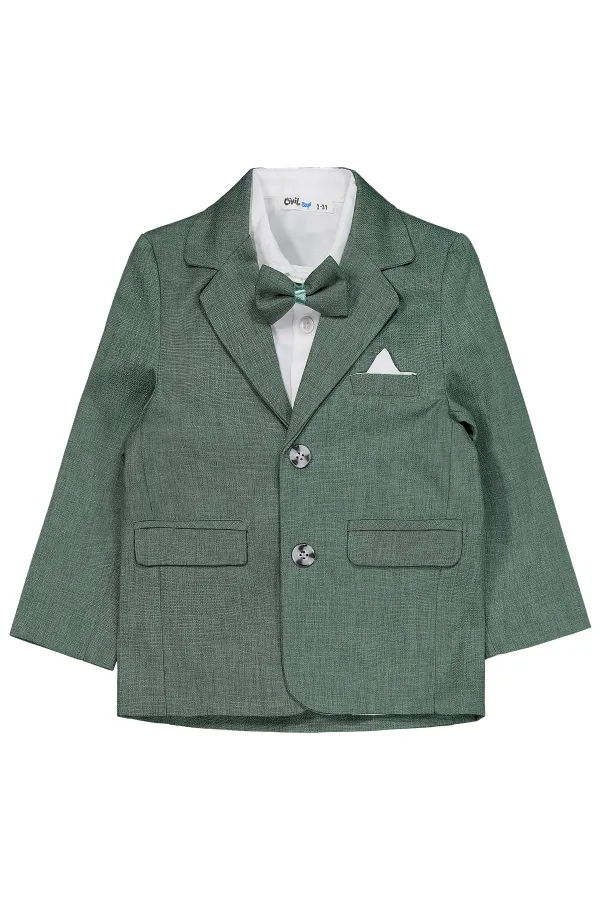 Erkek Çocuk Takım Elbise 2-5 Yaş Haki - Paket