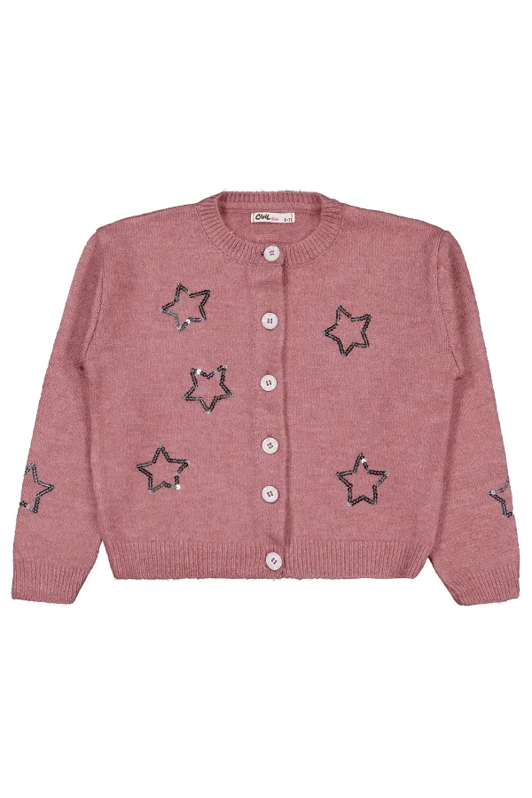 Kız Çocuk Hırka 6-9 Yaş Pembe - Paket