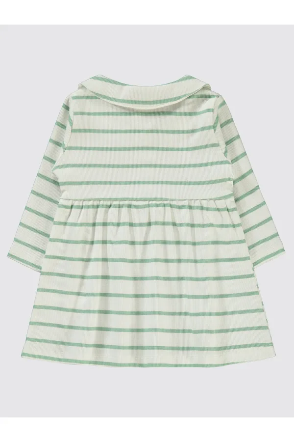 Ensemble body et robe bébé 0-24 mois vert tendre - Emballage