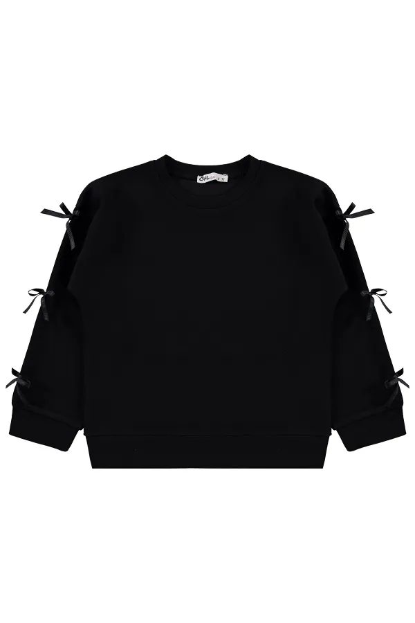 Girls' Tracksuit Set, Ages 6-9, Black - Pack