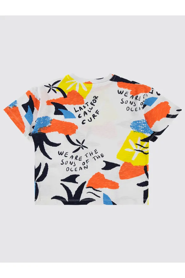 Erkek Çocuk Tişört 10-13 Yaş Beyaz - Paket