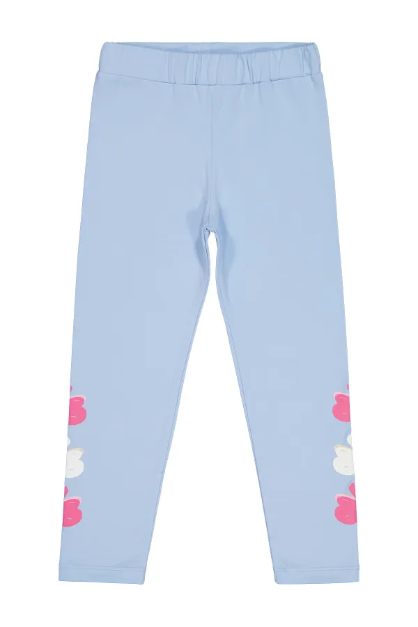 Collants bleus pour fille de 6 à 9 ans - Paquet