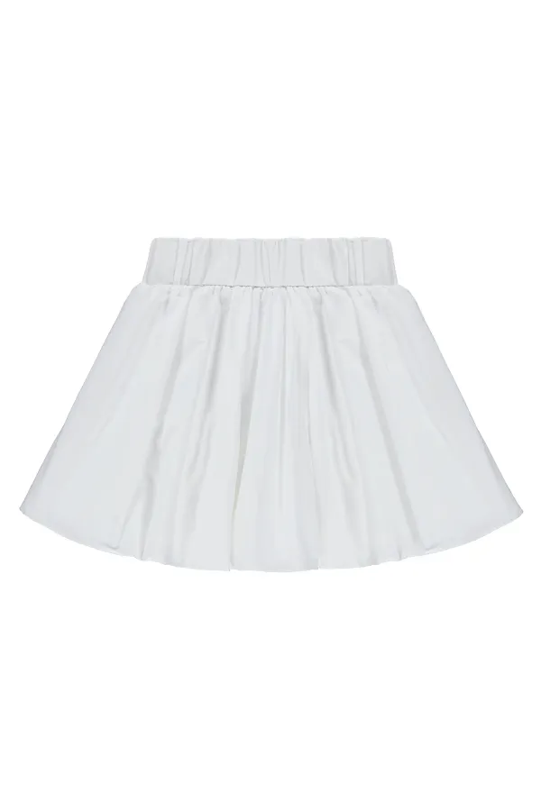 Kız Çocuk Etek 6-9 Yaş Kırık Beyaz - Paket