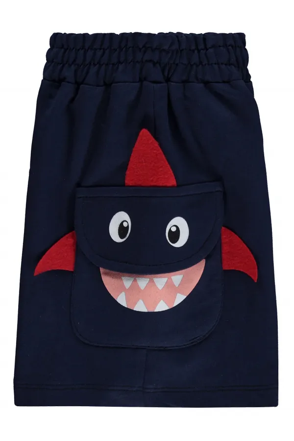Boys' Shorts, Ages 2-5, Navy Blue - Pack