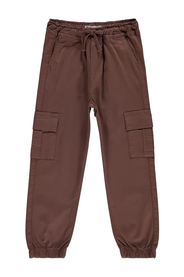 Erkek Çocuk Pantolon 10-13 Yaş Açık Kahve - Paket