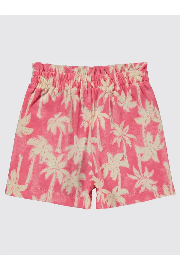 Kız Çocuk Şort 2-5 Yaş Gül - Paket