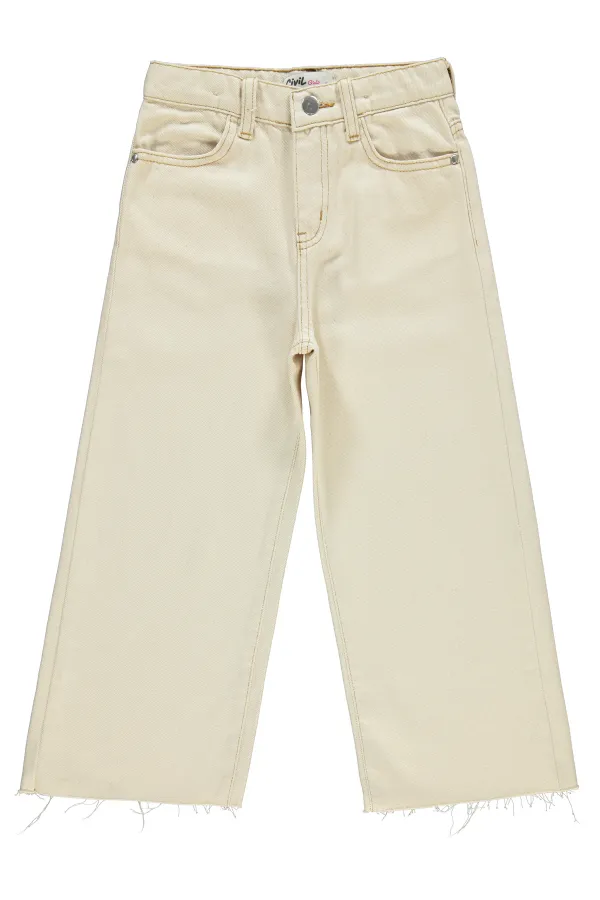 Girls Trousers 10-13 Years Old Ecru - Package