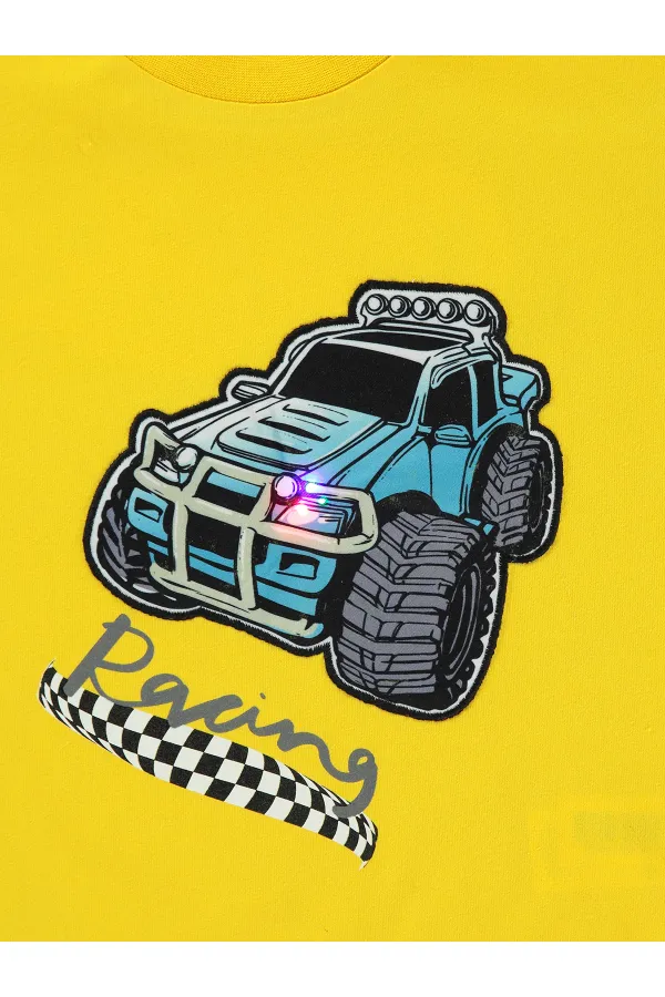 Erkek Çocuk Tişört 2-5 Yaş Sarı - Paket