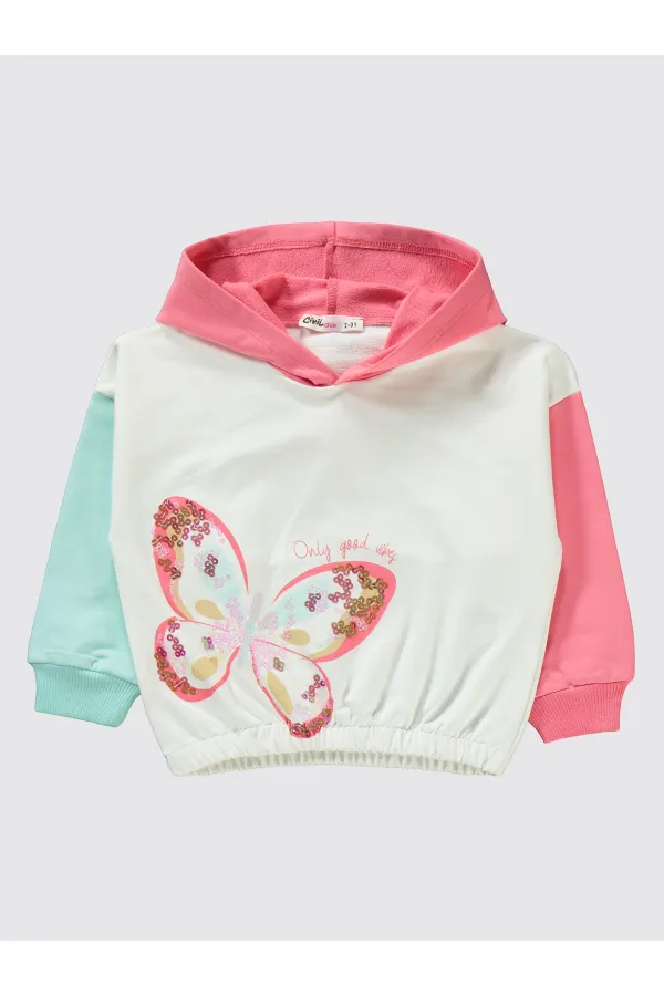 Kız Çocuk Eşofman Takımı 2-5 Yaş Koyu Pembe - Paket