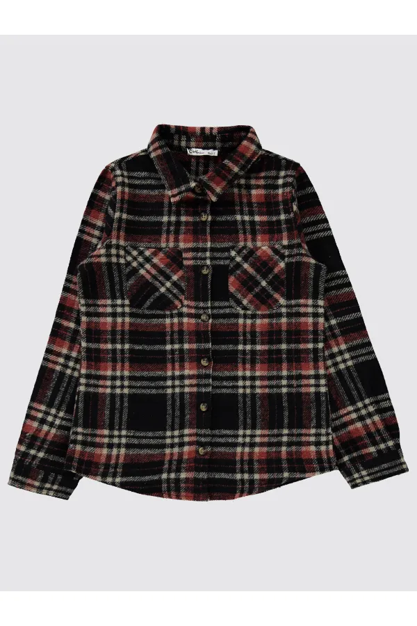 Girl's Shirt 10-13 Years Old Brown - Package Girl's Shirt 10-13 Years Old Brown - Package