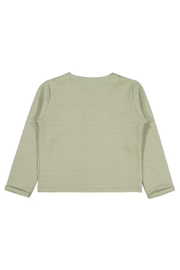 Kız Çocuk Hırka 6-9 Yaş Açık Haki - Paket