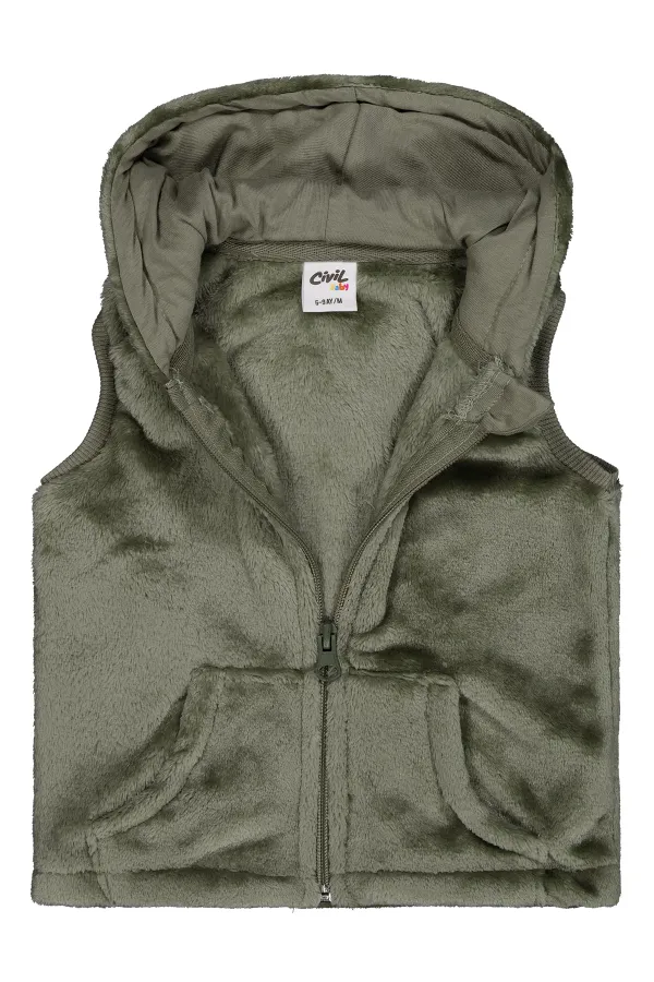 Bebek Yelek 0-24 Ay Haki - Paket