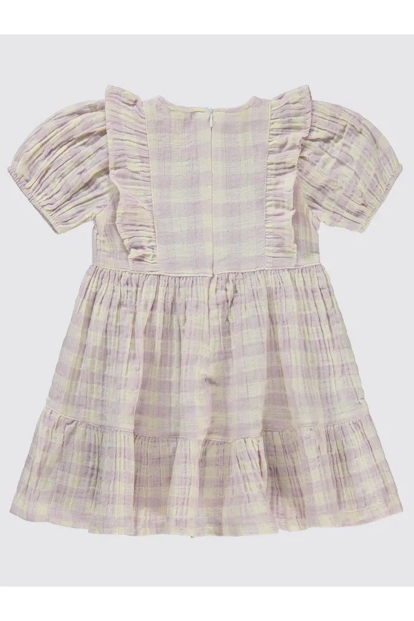 Kız Çocuk Jile ve Elbise 2-5 Yaş Lila - Paket