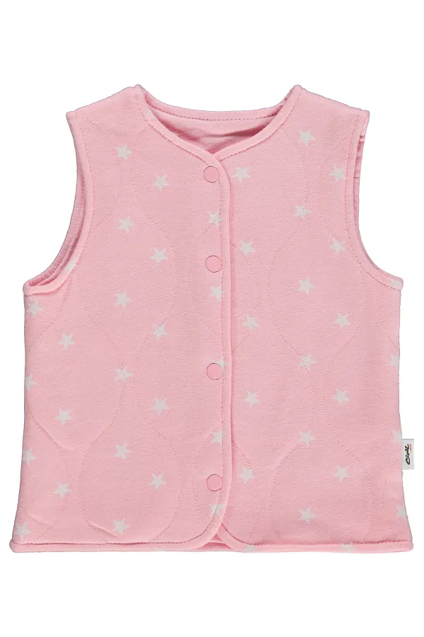 Bebek Yelek 0-24 Ay Gül Pembe - Paket