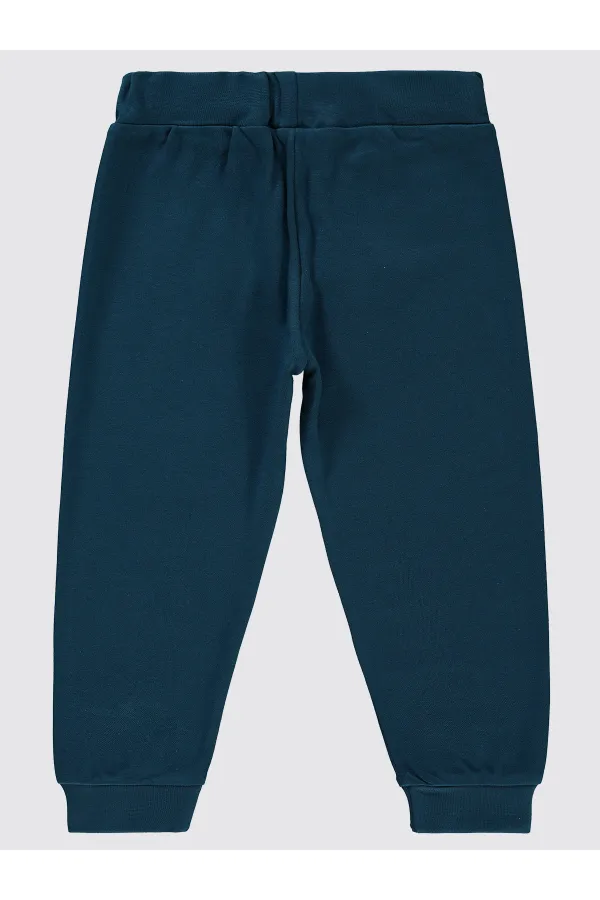 Erkek Çocuk Eşofman Altı 2-5 Yaş Petrol Yeşili - Paket