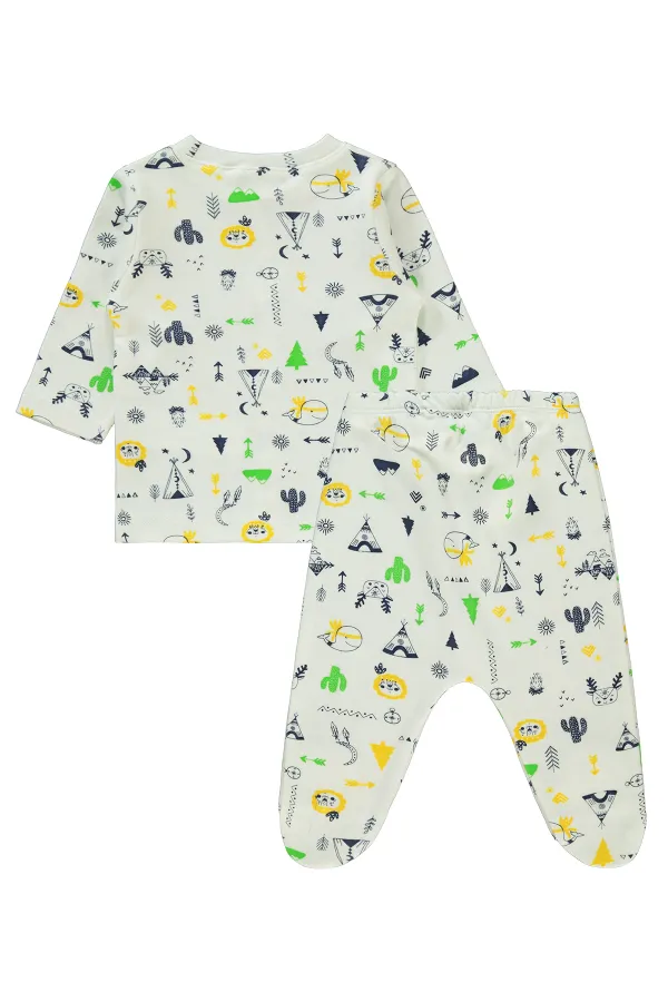 Baby Pajama Set 0-24 Months Green - Package