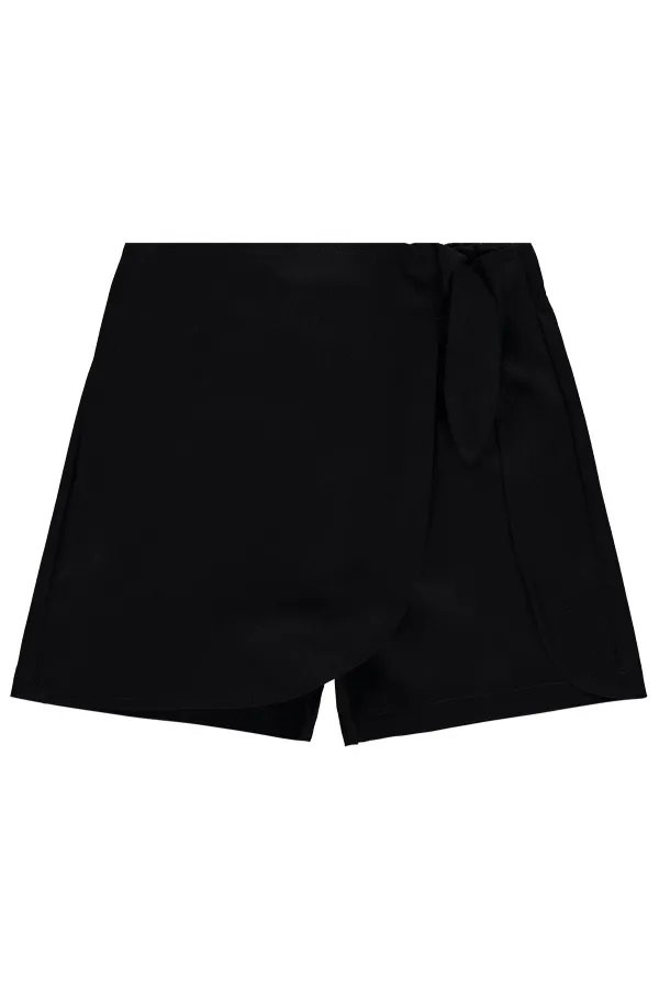 Kız Çocuk Etek 6-9 Yaş Siyah - Paket