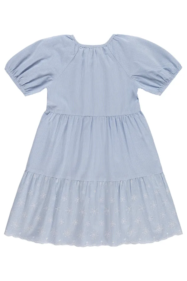 Girls' Jumpsuit and Dress, Ages 6-9, Light Indigo - Package