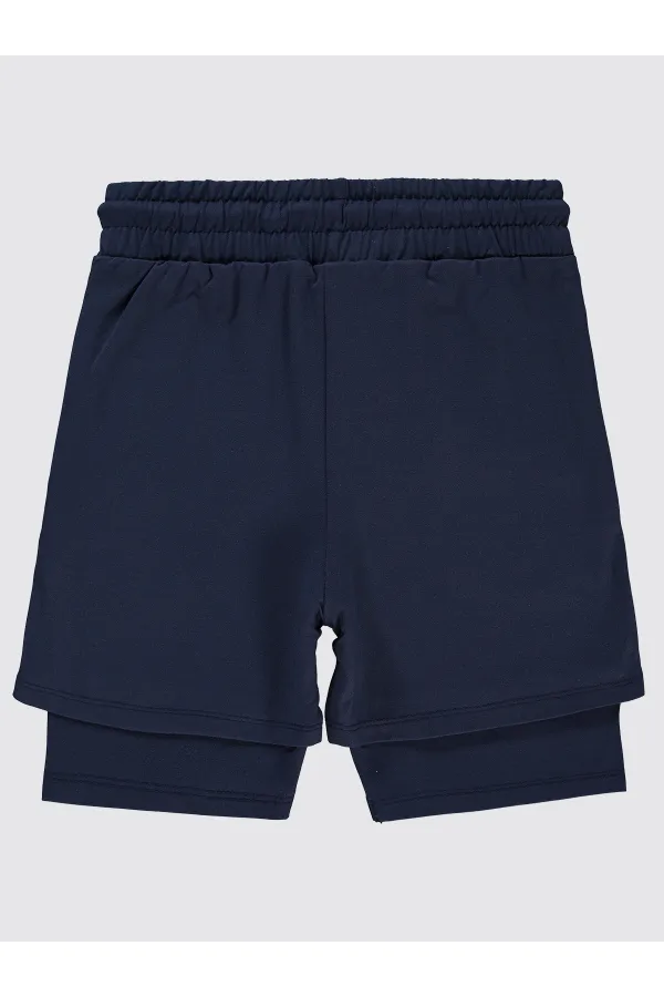 Erkek Çocuk Şort 10-13 Yaş Lacivert - Paket
