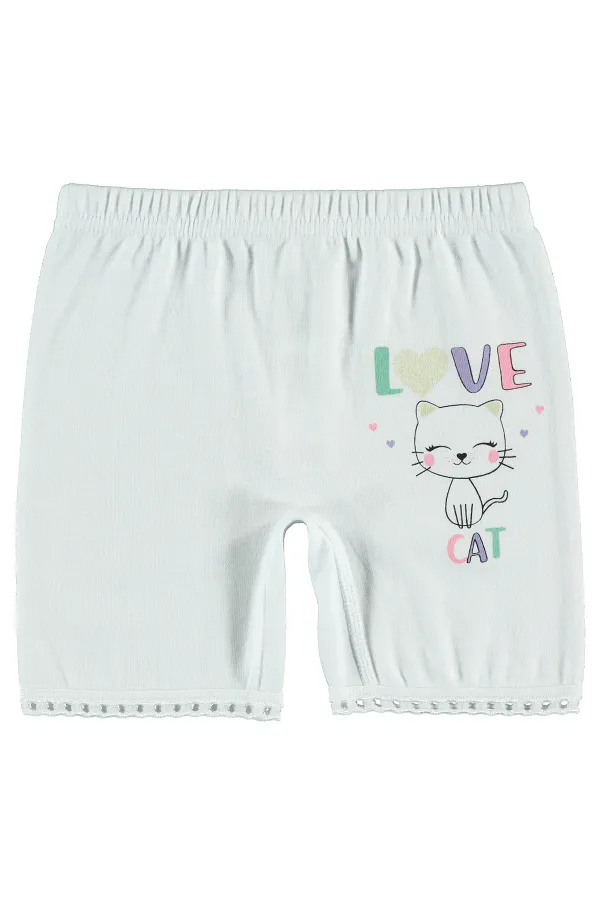 Boxer fille blanc 2-9 ans - Lot
