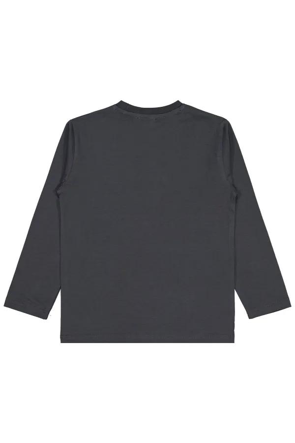 Boys Sweatshirt 6-9 Years Old Anthracite - Package