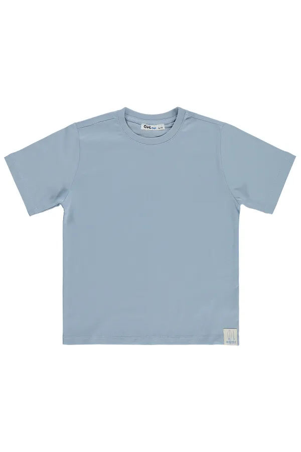 Boys' T-Shirt KM 6-9 Years Soft Indigo - Pack