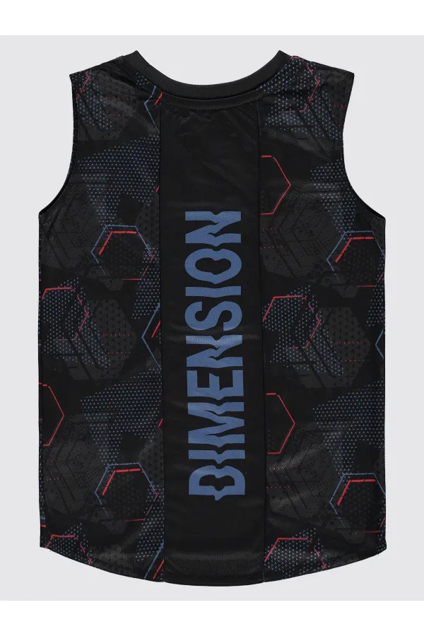 Boys T-Shirt 10-13 Years Black - Pack