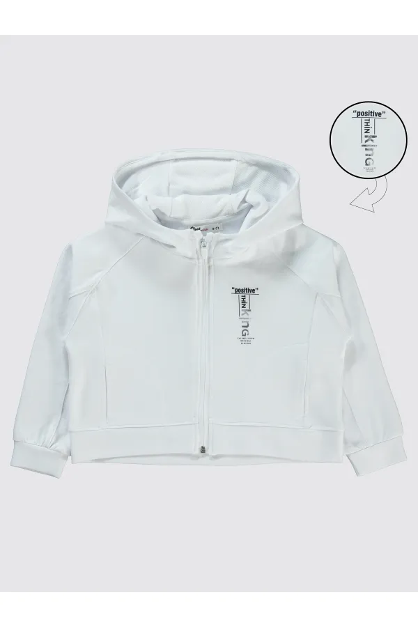 Gilet blanc pour fille 10-13 ans - Emballage Gilet blanc pour fille 10-13 ans - Emballage