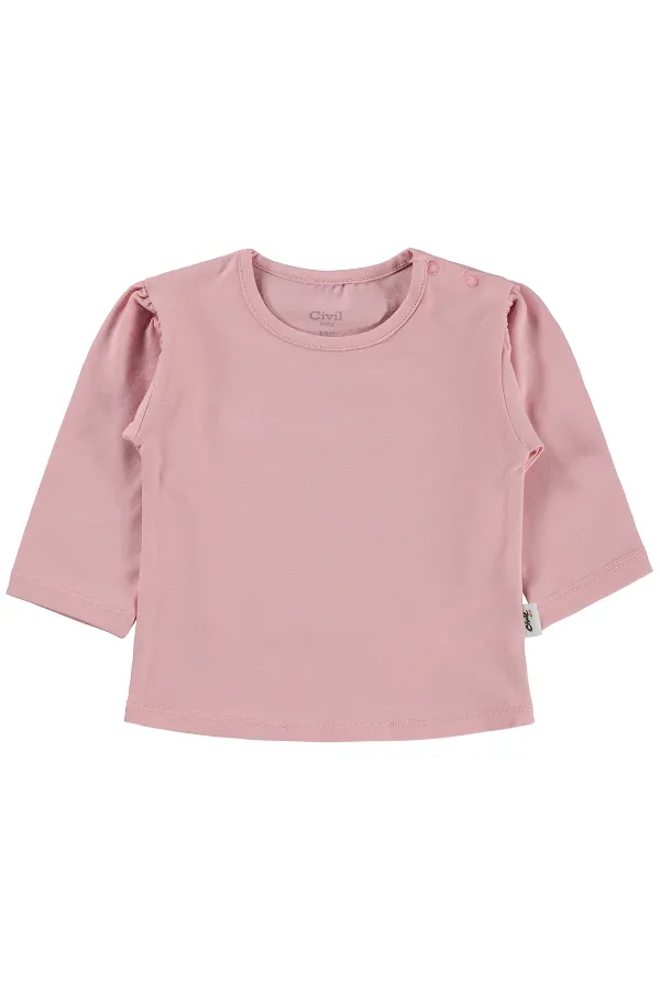 Sweat-shirt bébé rose 0-24 mois - Emballage
