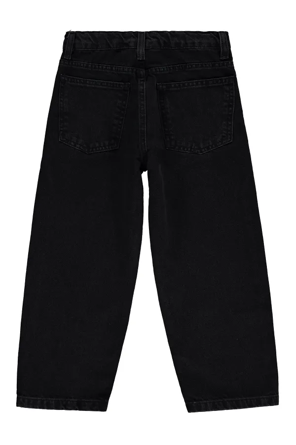 Pantalon en jean pour garçon, 6-9 ans, noir - Lot
